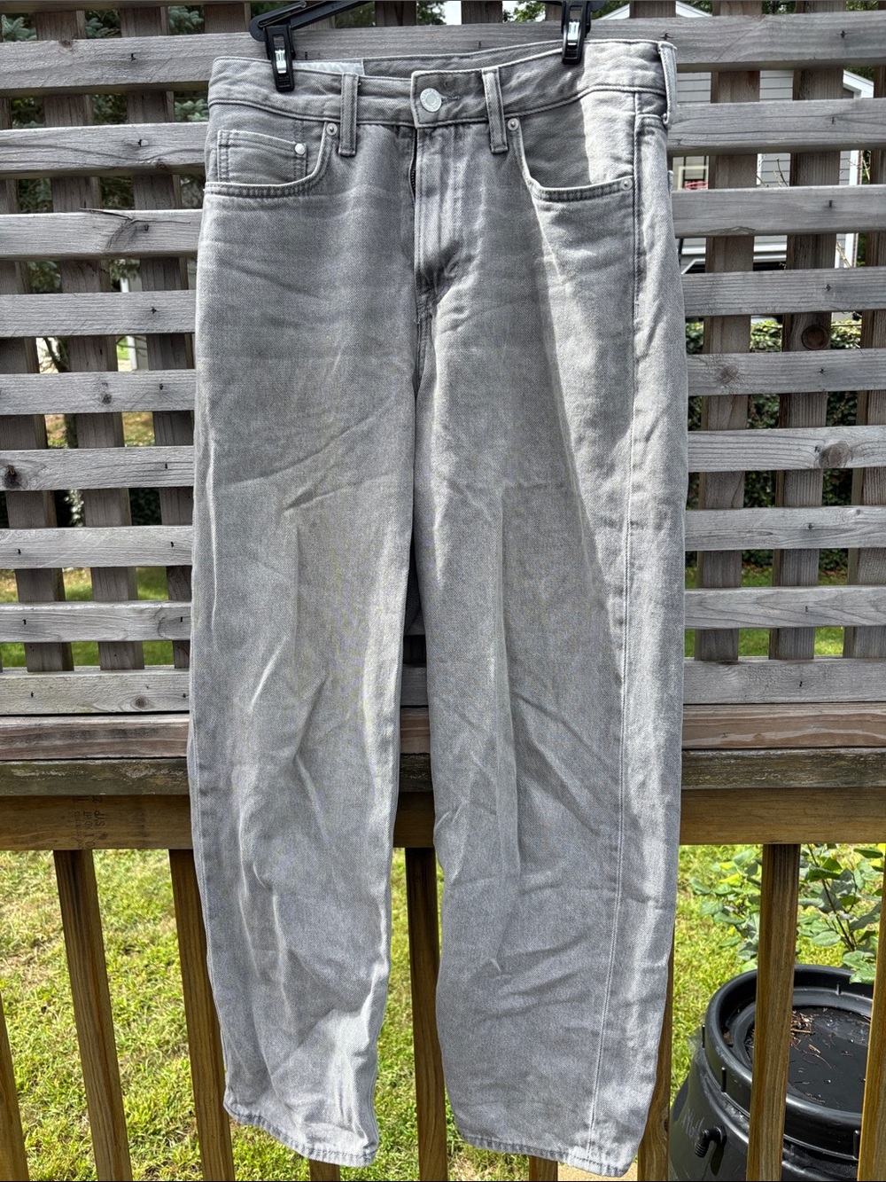 H&M Men's Light Gray Relaxed Jeans
